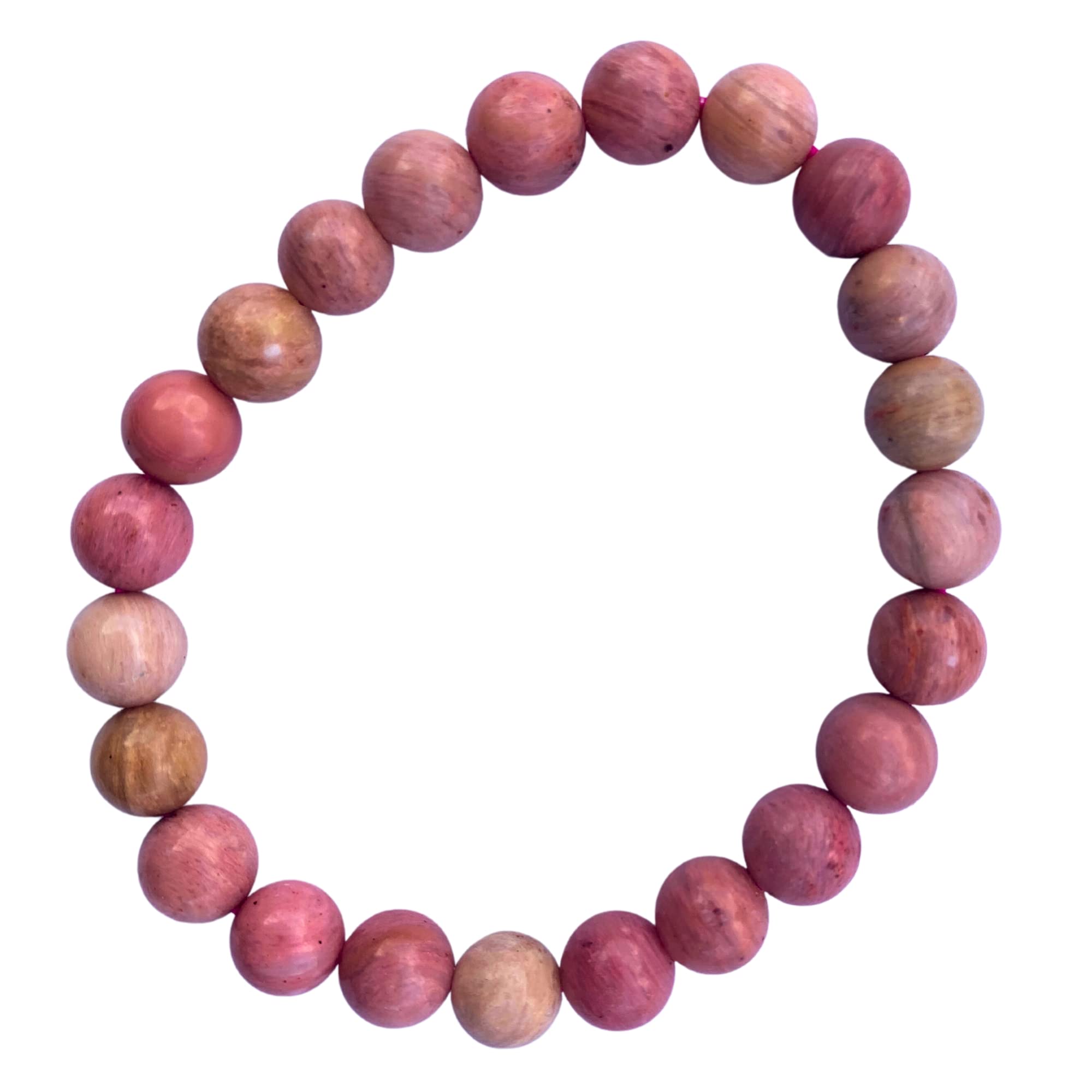 Apnisanskriti Certified Stone Bracelet (8mm) – Natural Reiki Feng Shui Round Gemstone – Free Size for Men & Women