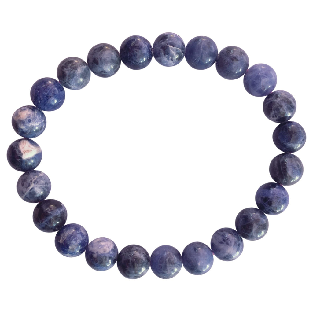 Apnisanskriti Certified Stone Bracelet (8mm) – Natural Reiki Feng Shui Round Gemstone – Free Size for Men & Women
