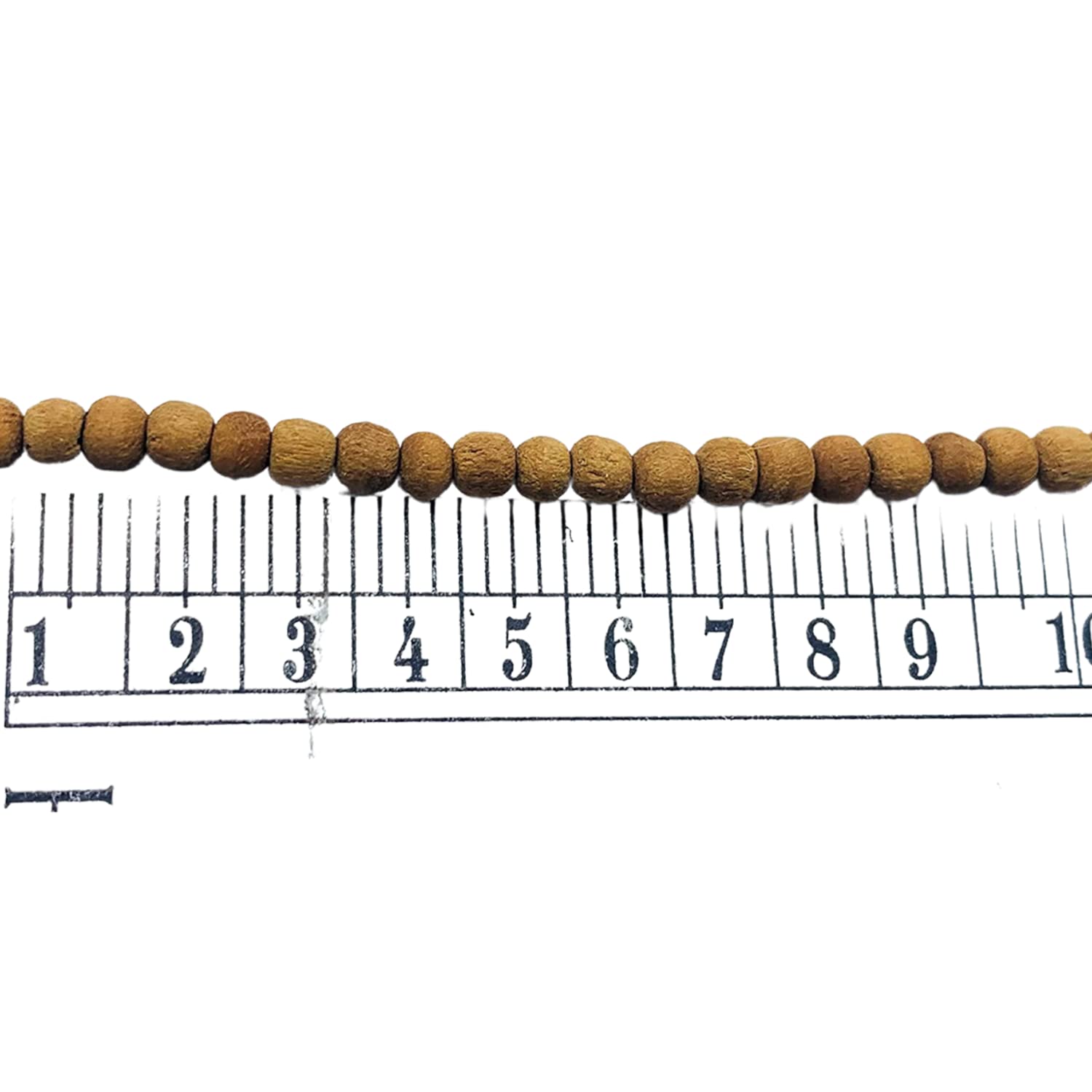Apnisanskriti Chandan Kanthi Mala (Brown Sandalwood Rosary) for Men & Women (Zero Bead Size, 108+1 Beads, Lab Certified) Natural Beads - Pack of 1