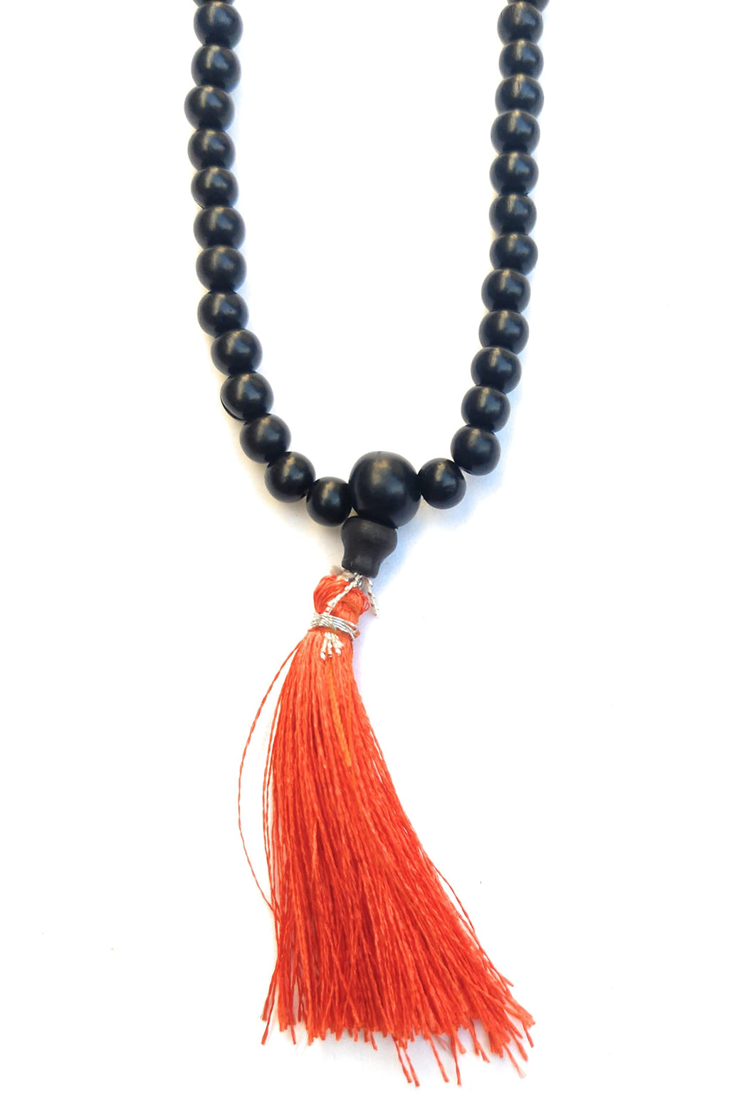 Apnisanskriti KARUNGALI MALA 6 M.M. (EBONY MALA) BLACK - Pack of 1