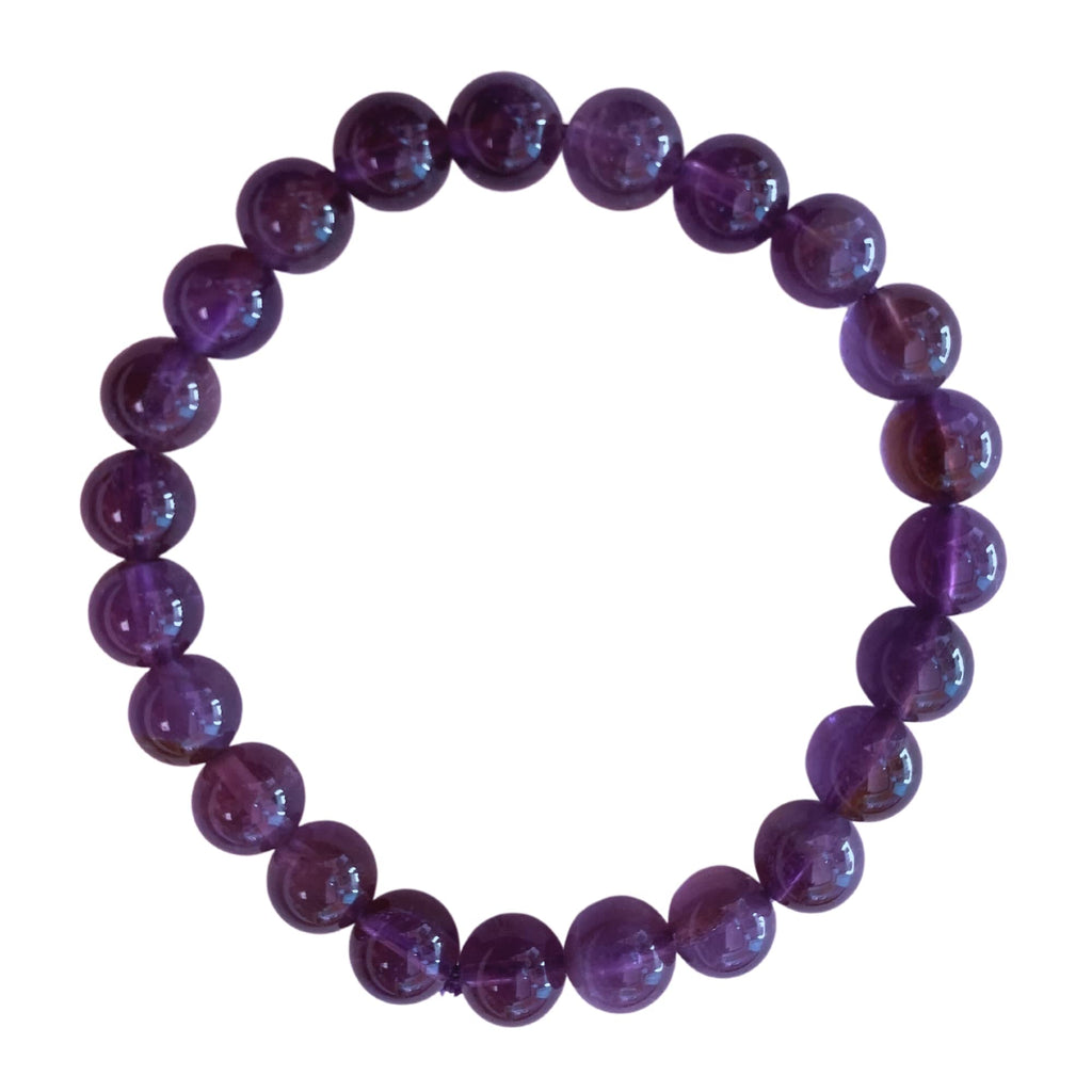 Apnisanskriti Certified Stone Bracelet (8mm) – Natural Reiki Feng Shui Round Gemstone – Free Size for Men & Women