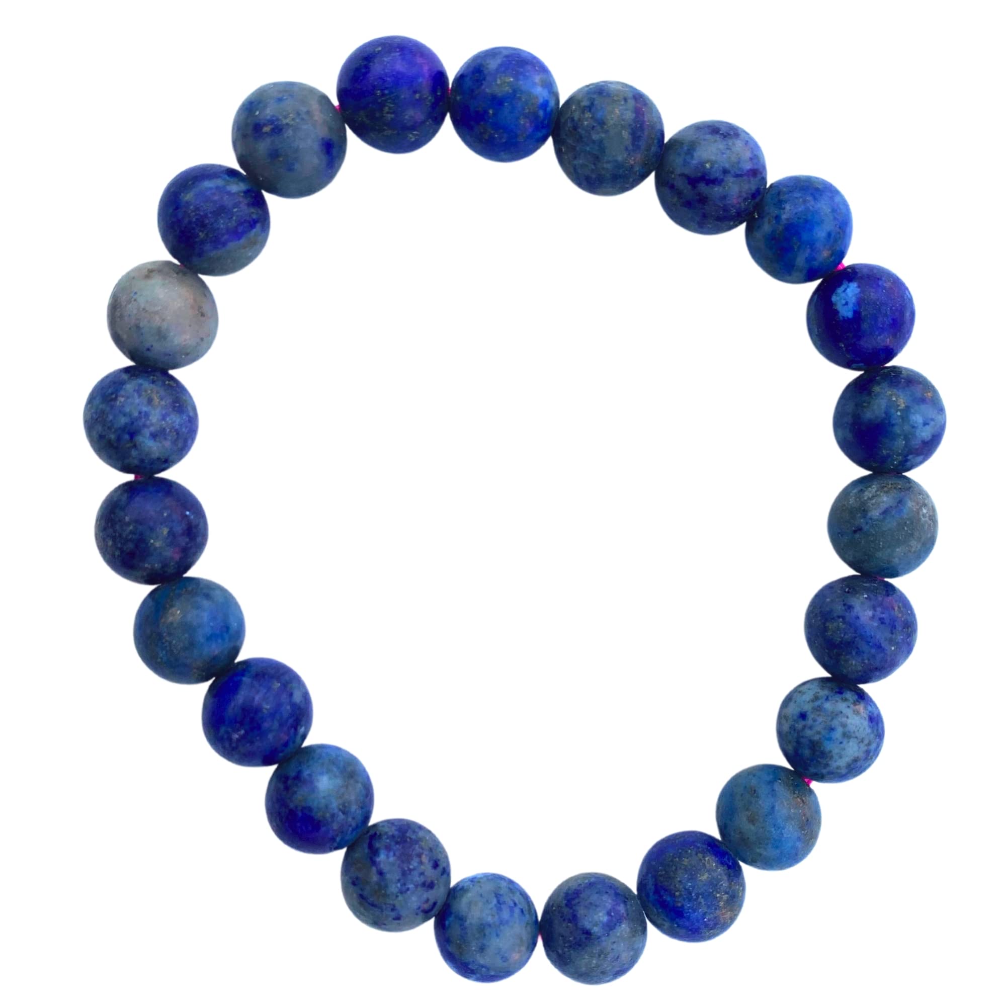 Apnisanskriti Certified Stone Bracelet (8mm) – Natural Reiki Feng Shui Round Gemstone – Free Size for Men & Women