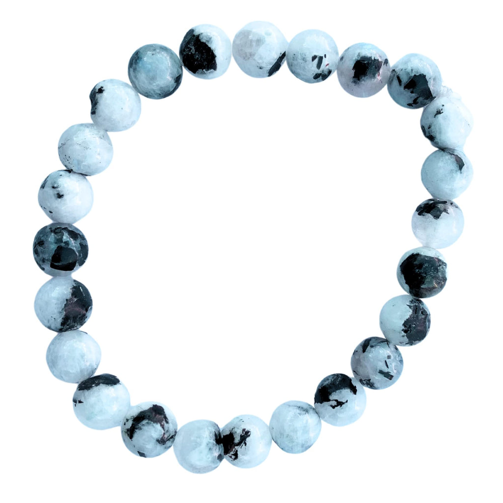 Apnisanskriti Certified Stone Bracelet (8mm) – Natural Reiki Feng Shui Round Gemstone – Free Size for Men & Women