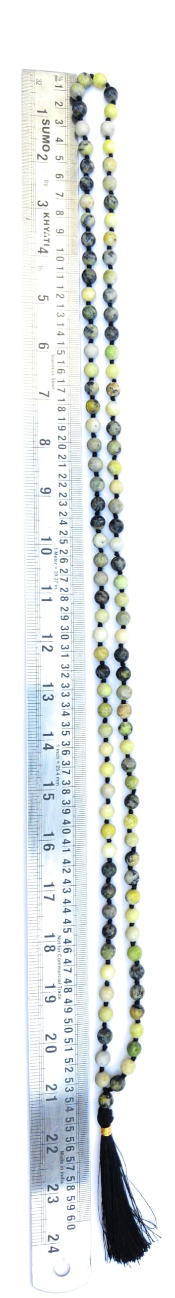 Apnisanskriti 8mm Serpentine Mala - Healing and Transformation in Spiritual Practice (Pack of 1)