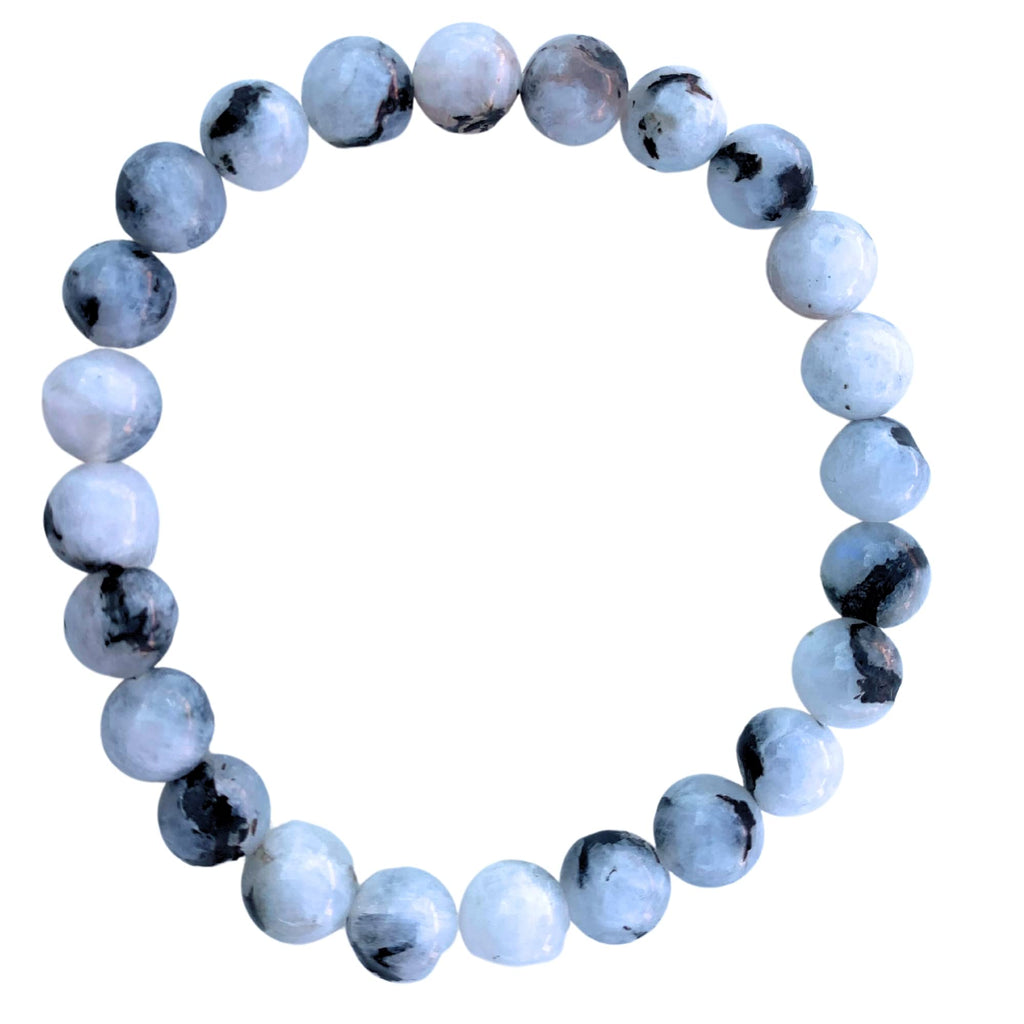 Apnisanskriti Certified Stone Bracelet (8mm) – Natural Reiki Feng Shui Round Gemstone – Free Size for Men & Women