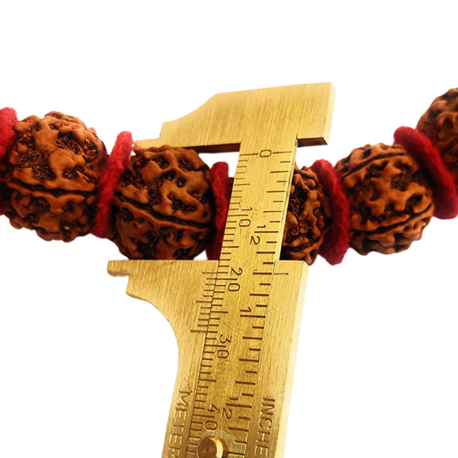 Apnisanskriti 5 Mukhi Rudraksha Kantha Mala for Jaap and Men/Women Wearing (20 mm, 54 Beads, Natural Colour Rudraksha Beads, Lab Certified) - Pack of 1