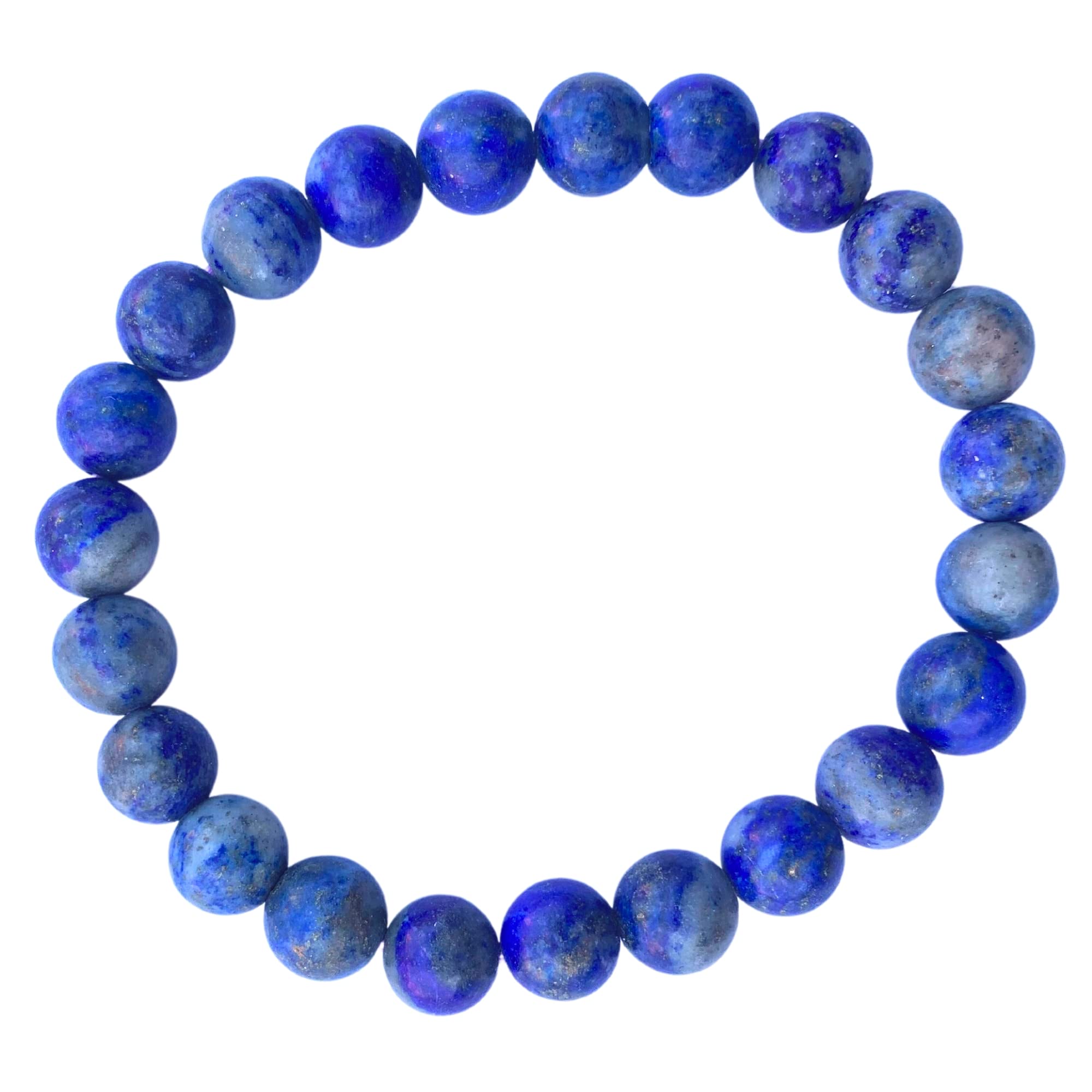 Apnisanskriti Certified Stone Bracelet (8mm) – Natural Reiki Feng Shui Round Gemstone – Free Size for Men & Women