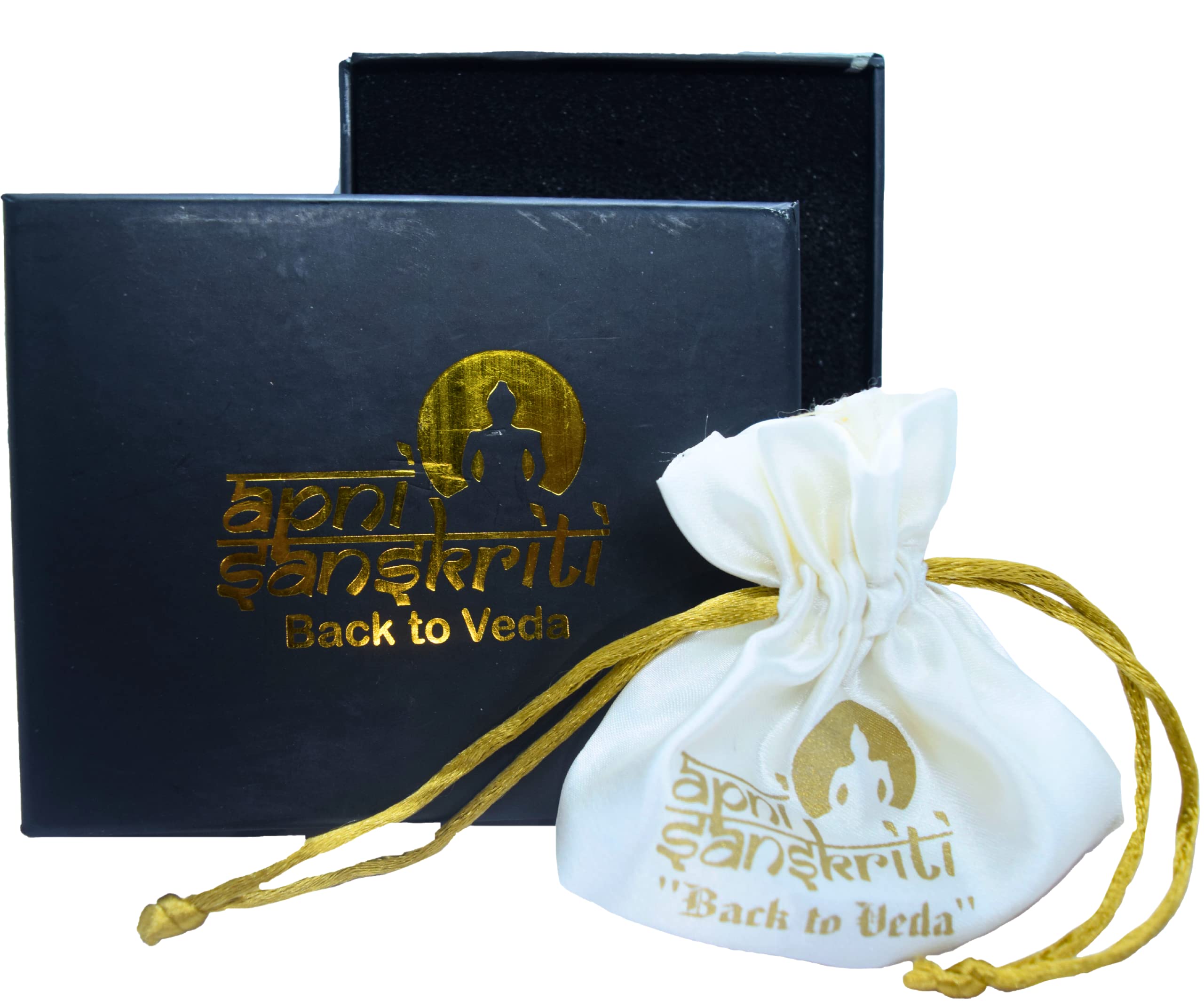 Apnisanskriti 5 Mukhi Sumarini Rudraksha Mala Men/Women for Jaap (7mm, Medium Bead Size, 27 Beads, Lab Certified) - Natural Brown Rudraksha Beads - Pack of 1