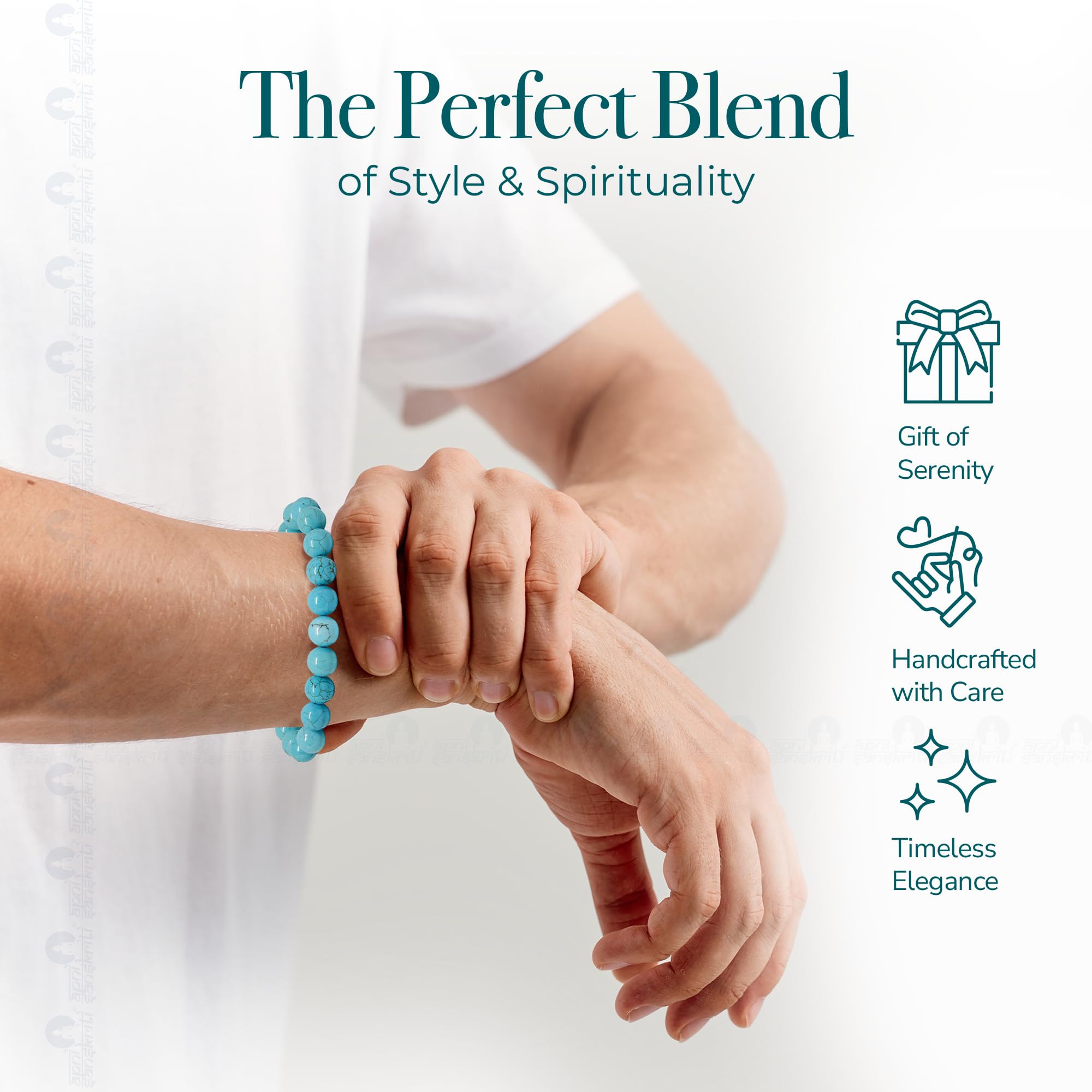 Apnisanskriti Certified Stone Bracelet (8mm) – Natural Reiki Feng Shui Round Gemstone – Free Size for Men & Women