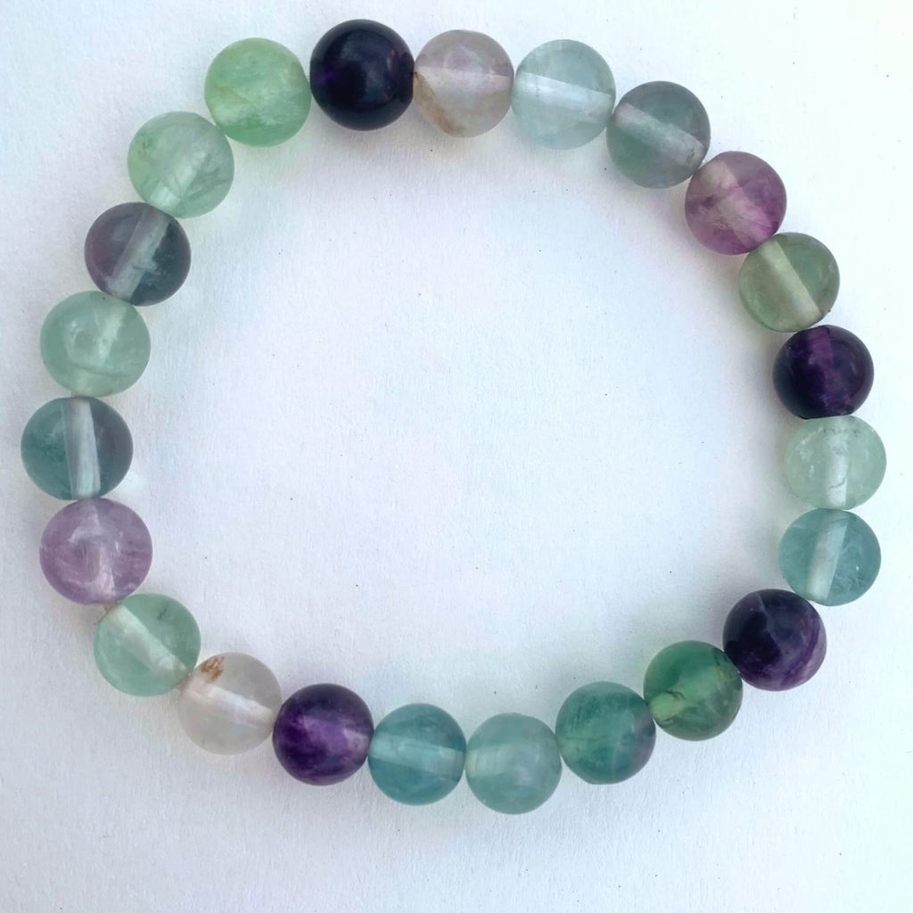 Apnisanskriti Certified Stone Bracelet (8mm) – Natural Reiki Feng Shui Round Gemstone – Free Size for Men & Women