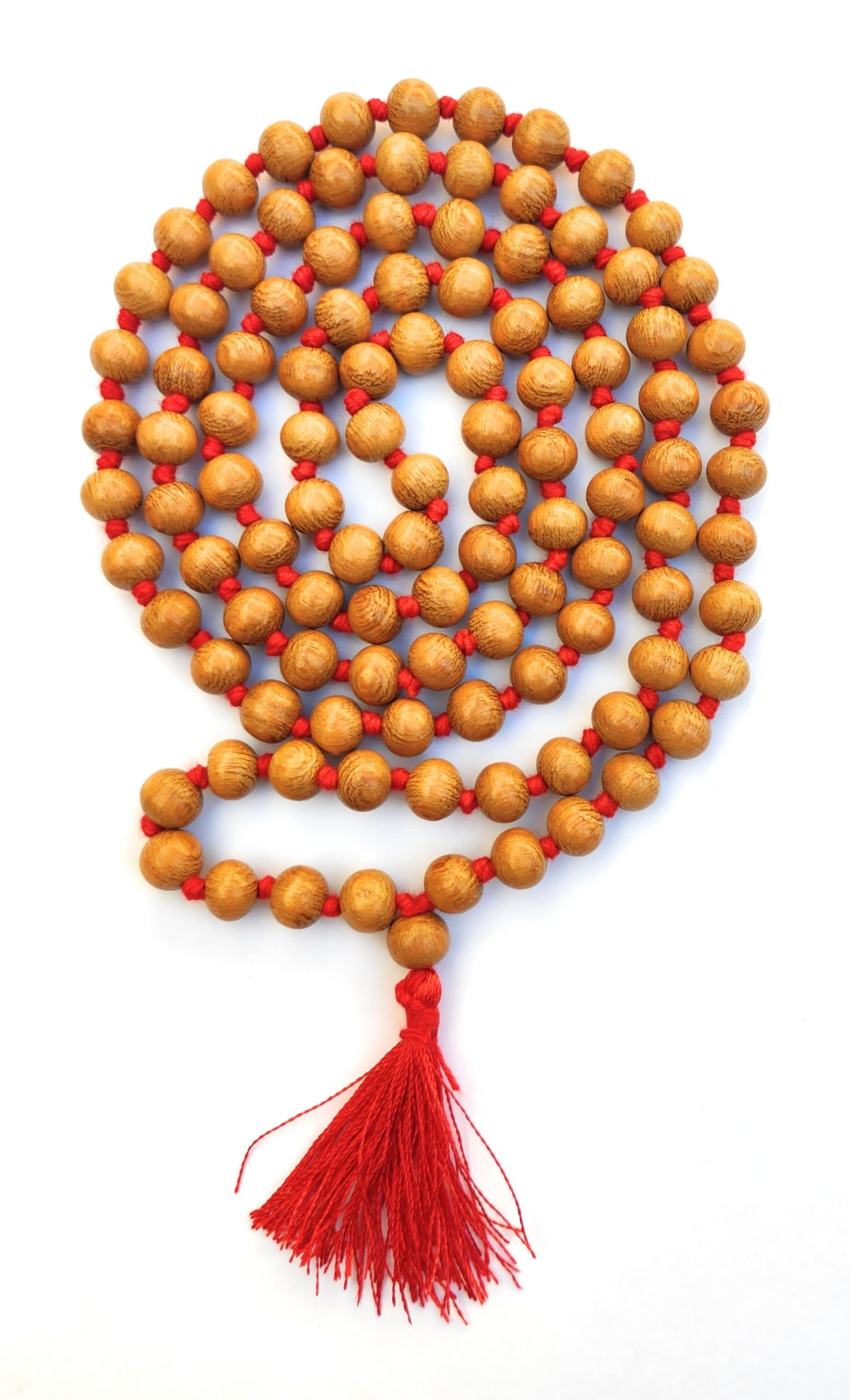 Apnisanskriti Premium Devadaru | Deodar | Himalayan Cedar Wood Jaap Mala - 10mm (Pack of 1)