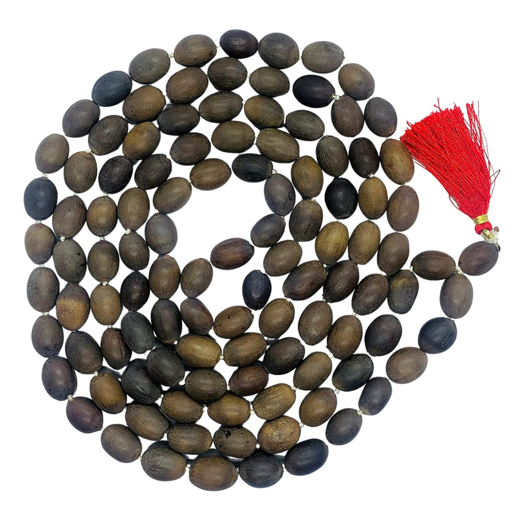 Apnisanskriti Kamal Gatta Mala (Lotus Seeds Rosary) for Men & Women (108+1 Beads) - Natural Beads - Pack of 1