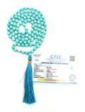 Apnisanskriti 6mm Phiroza (Turquoise) Mala - Serene Beads for Spiritual Harmony (Pack of 1)