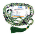 Apnisanskriti 8mm Multi Fluorite Mala - Harmony and Focus in Spiritual Practice (Pack of 1)
