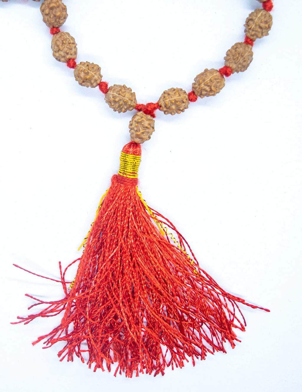 Apnisanskriti 2-10 Mukhi Rudraksha Beads Mala (108 Beads, Lab Certified) - Natural Rudraksha Beads - Pack of 1