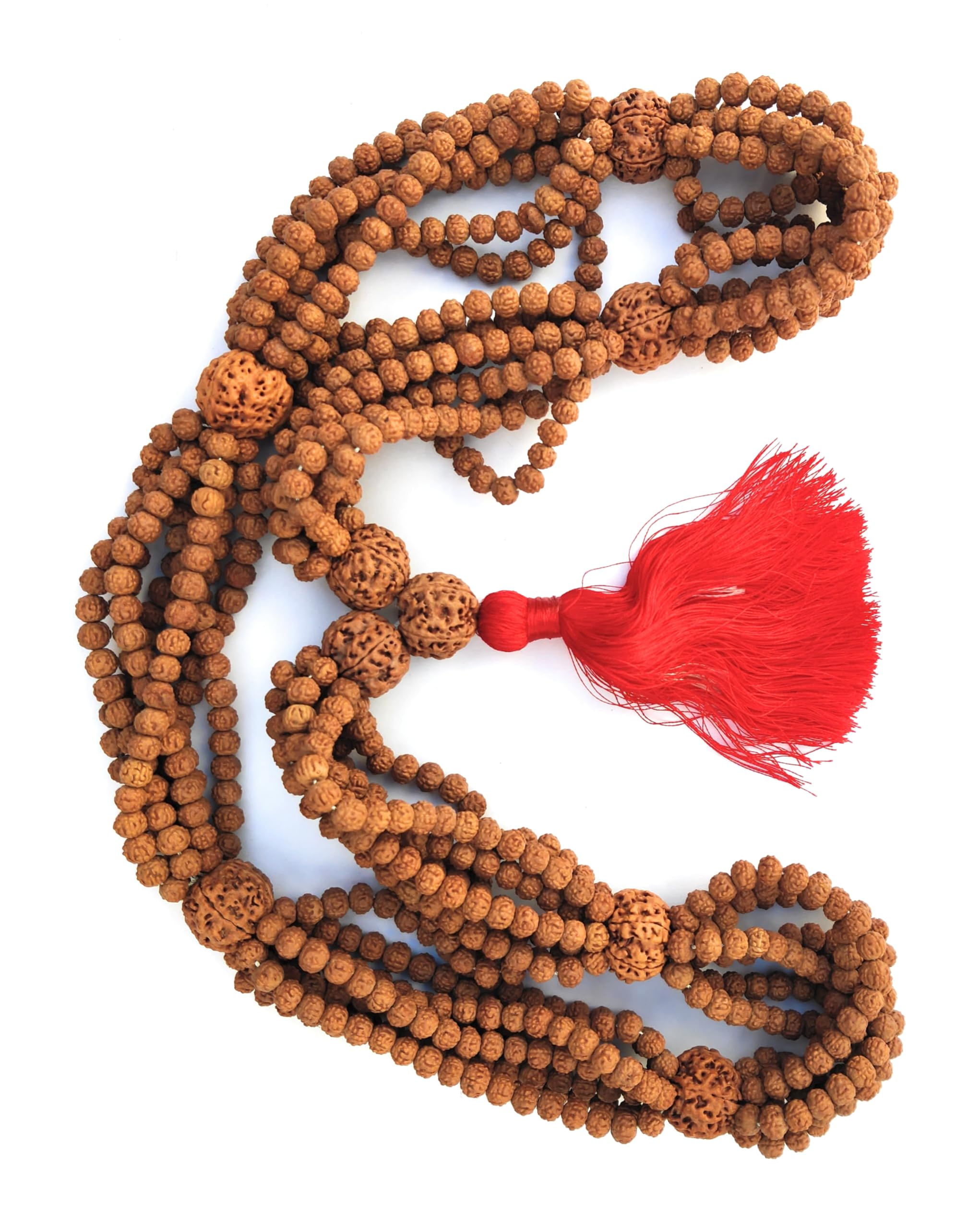 Apnisanskriti Premium Rudrakasha Mala 1008 Beads Mala Premium (Nepali Quality) for Men and Women - Pack of 1