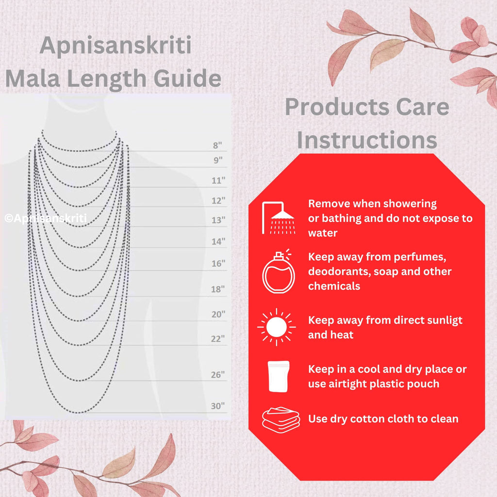 Apnisanskriti Chandan Mala (Sandalwood Rosary) For Men And Women Wearing (6Mm, Medium Size, 108+1, Lab Certified )Natural Chandan Beads